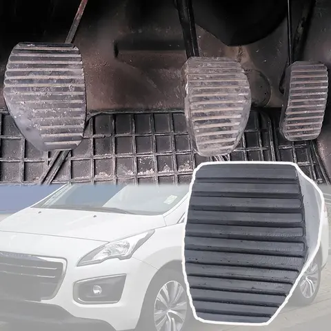 푸조 3008 T8 2009 2010 2011 2012 2013 2014 2015 2016 자동차 고무 브레이크 클러치 풋 페달 패드 커버, 2130.26 4504.17