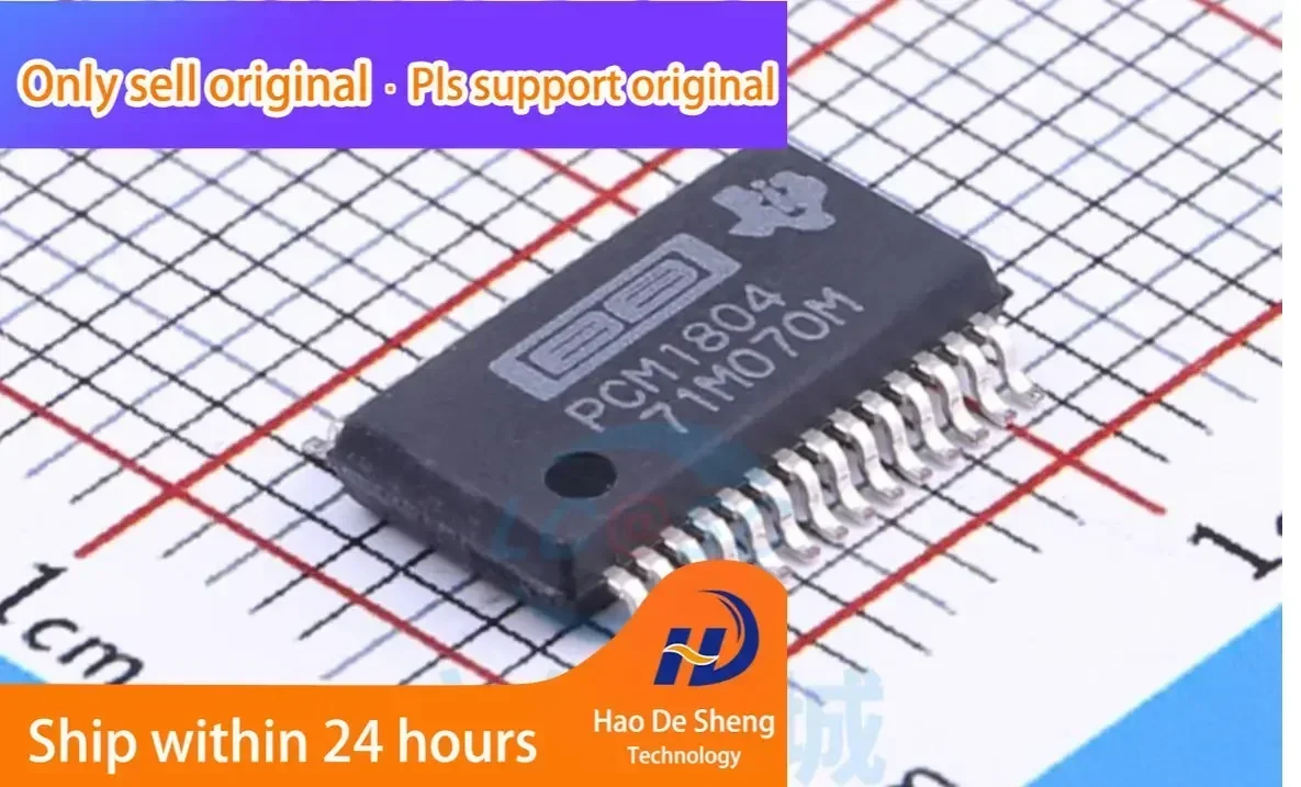 10PCS/LOT PCM1804 PCM1804DBR SSOP28   Stereo Analog-to-digital Converter IC New Original In Stock