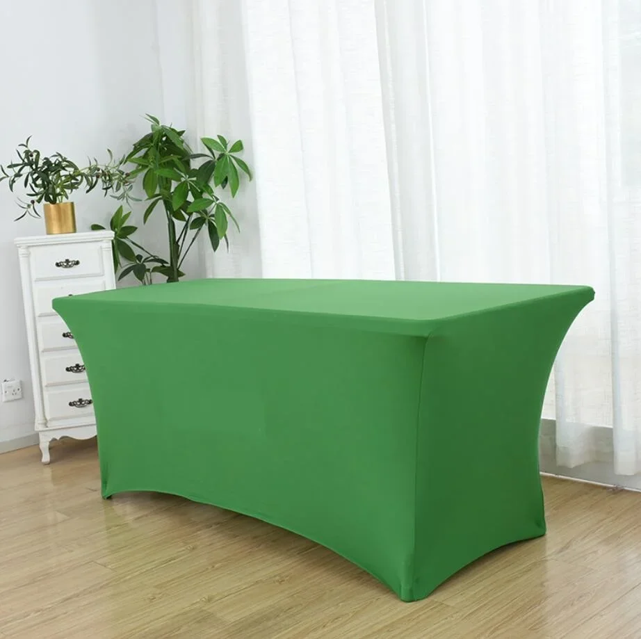 Wedding Spandex Table Cloth Cover Rectangle Hotel Banquet Birthday Party Show Meeting Room Decoration