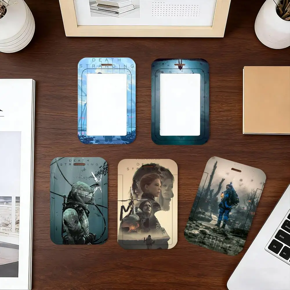 death stranding  ID Card Holder Neck Strap Pendant Door Badge Holder Lanyards Keychain Work Credential Case Gift