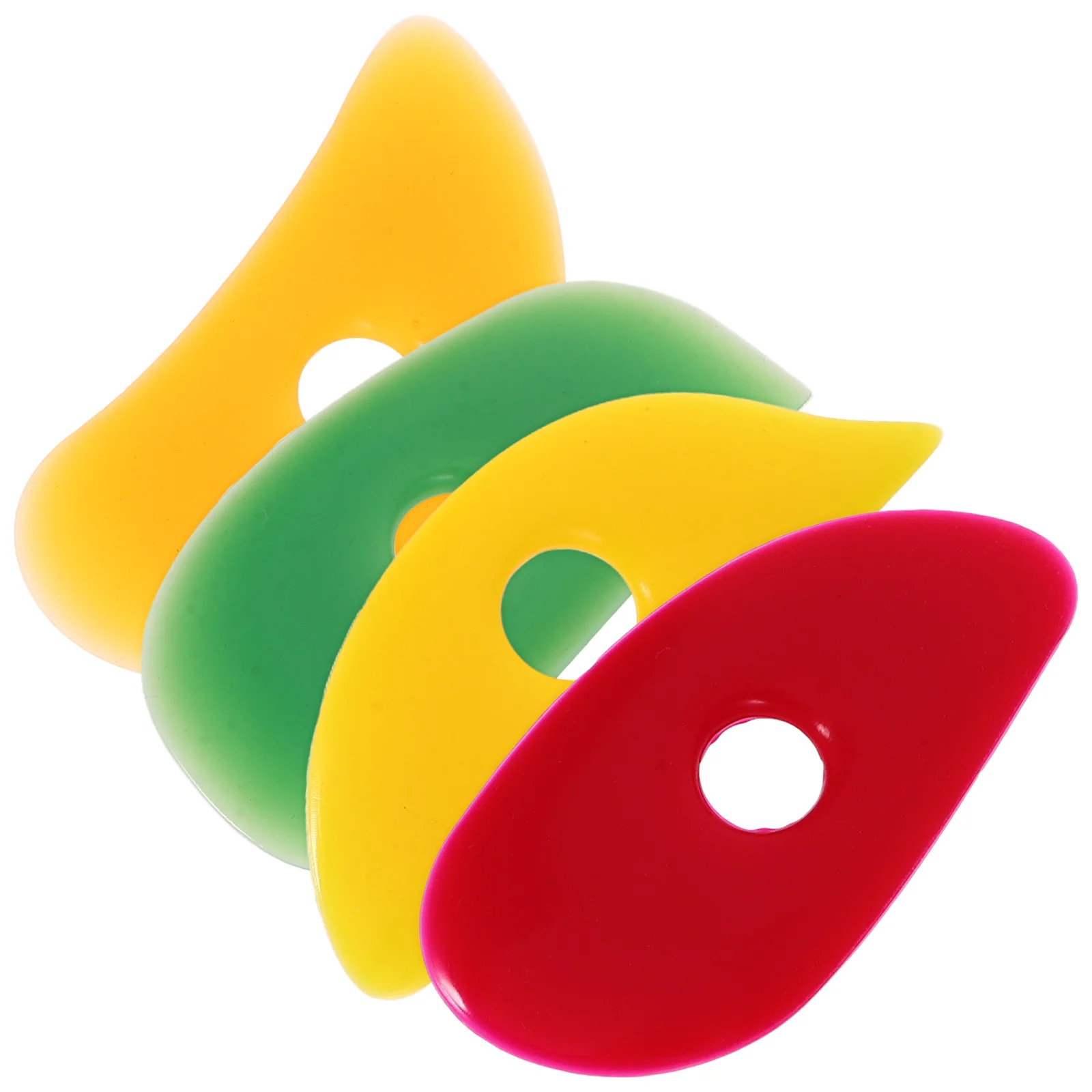 

4Pcs Premium Silicone Clay Modeling Tools for Artists Crafters Carve Cut Shape and Smooth Clay Surfaces Pottery Sculpting