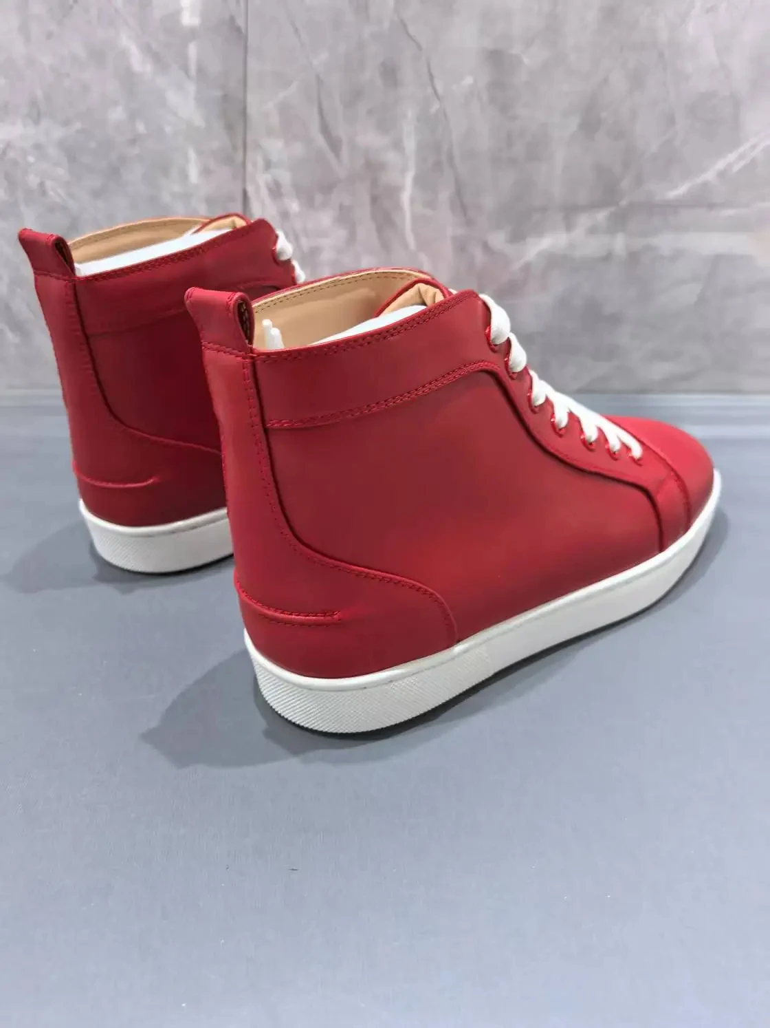 ハイトップスニーカー男性フラットソールザパティージャスデザイ - Men Shoes White Colour のレビューと価格