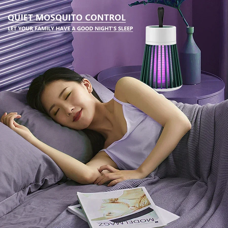 Electric Shock Bug Zapper Mosquito Killer Lamp Repellent UV Light Anti Mosquito Fly Insect Trap Outdoor Camping Mosquito Lights image 5