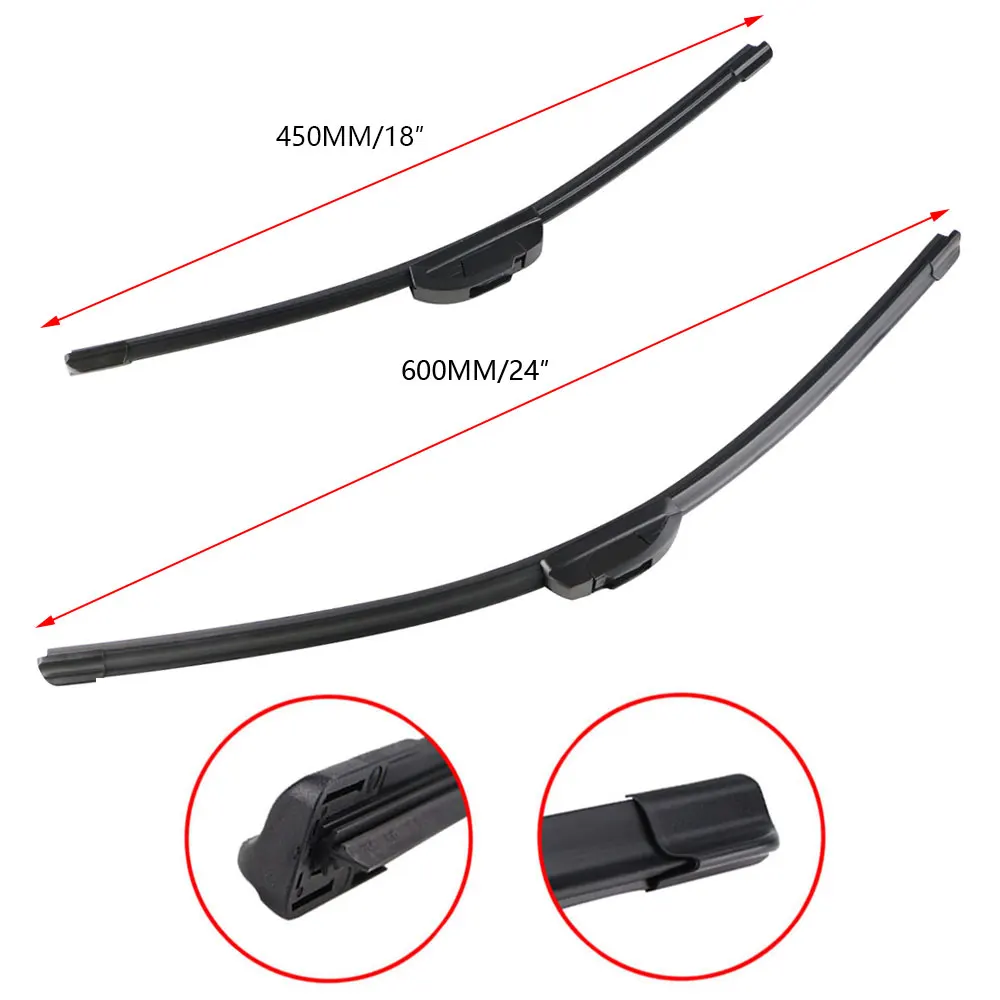 Car Wiper RHD & LHD Front Wiper Blades 18\