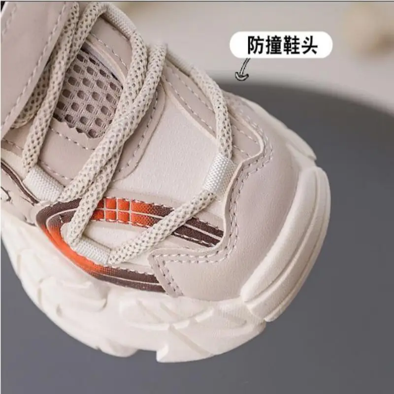 Children's 2024 Autumn New Men's Women's Lightweight Dad Shoes Outdoor Middle and Children's Anti slip Running Casual Shoes