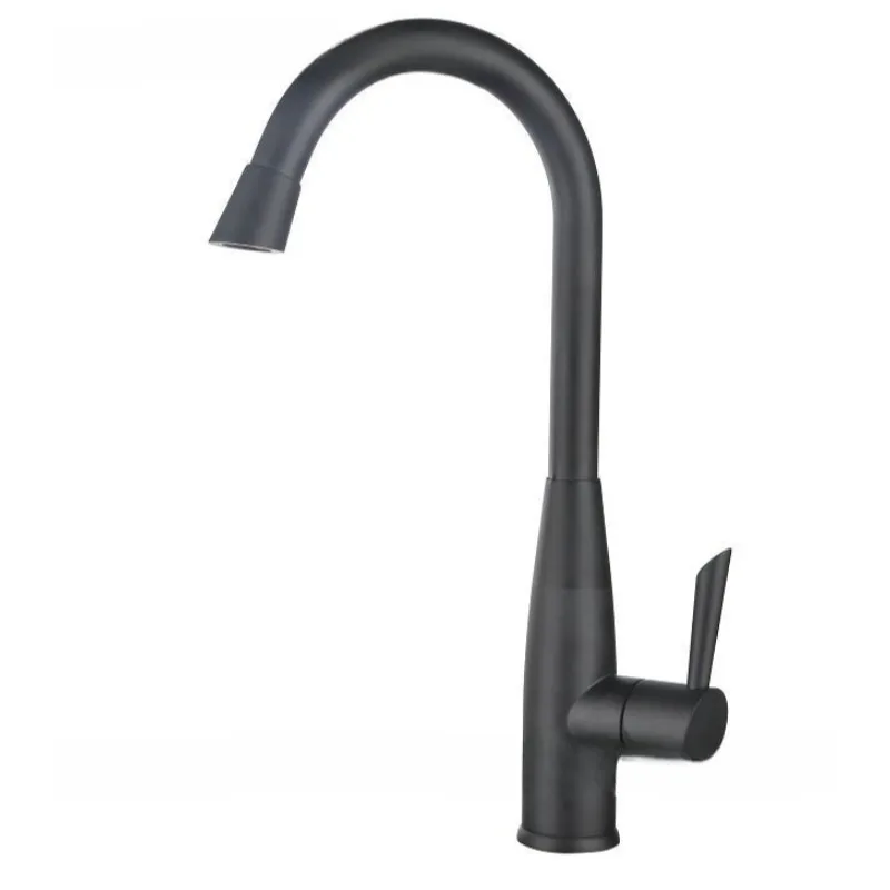 

Black sink faucet, kitchen faucet, brown antique, black hot and cold