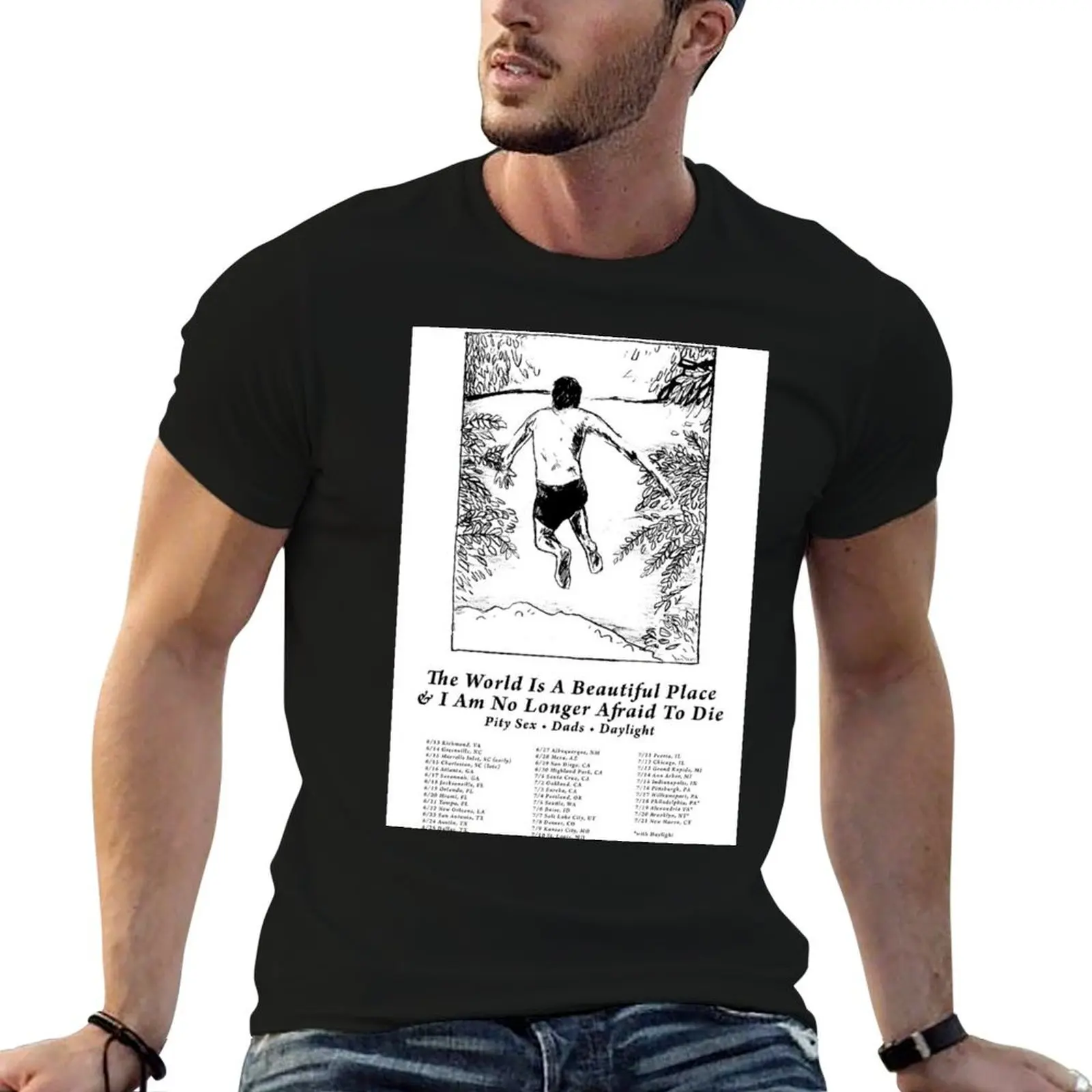 TWIABP Replica US Tour Poster T-Shirt Big Size Loose Fit Tee Shirt