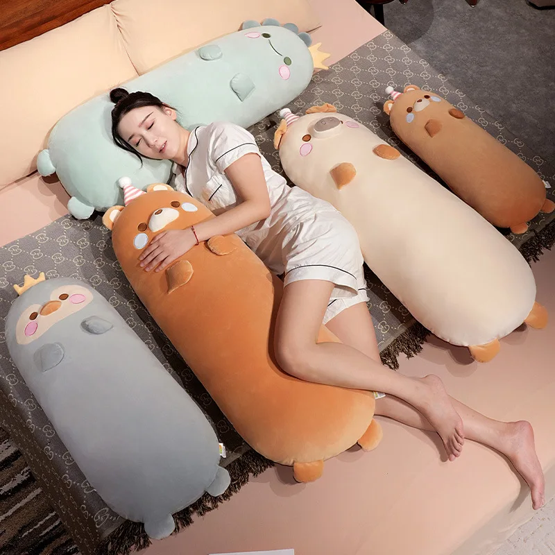 Long Throw Pillow Girls Sleep on The Bed with Legs and Side Sleep Pillow Large Pillow Throw Pillows Throw Pillow Squishmallow