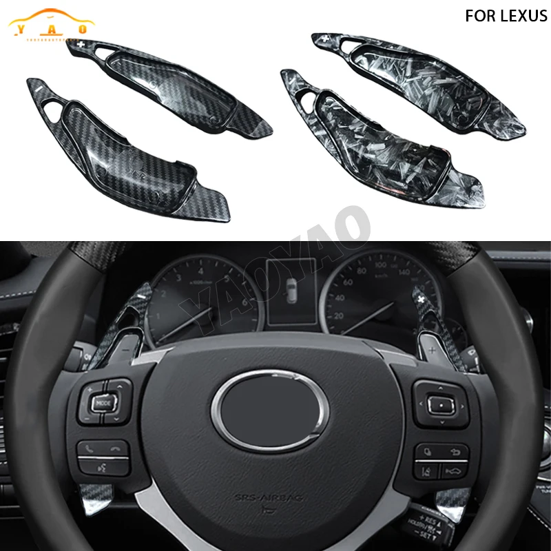 Car Steering Wheel Paddle Shift Gear DSG Extend Sticker For Lexus IS250 IS350 CT200h XE20 For Toyota Avensis Corolla AMT XEI