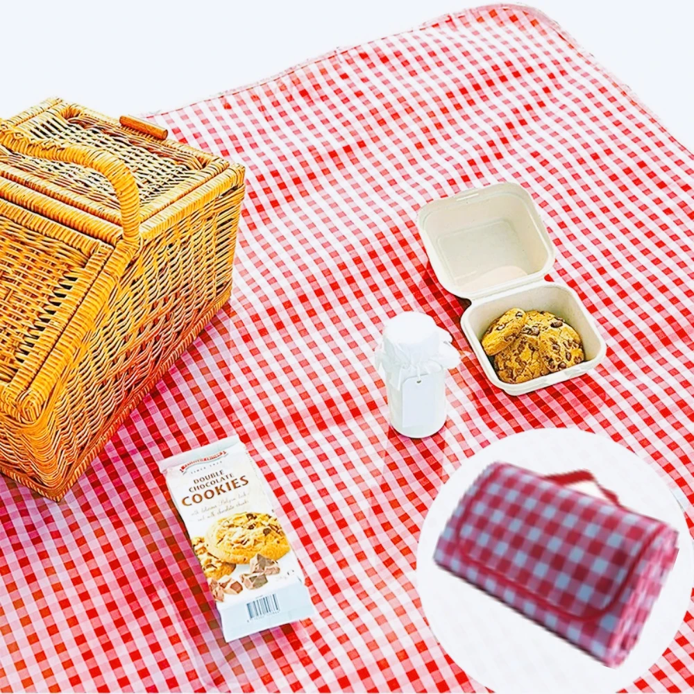 2mx2m Portable Outdoor foldable Picnic Mat Lightweight Travel Camping Blanket Beach Mat For Grassland Camping Activities