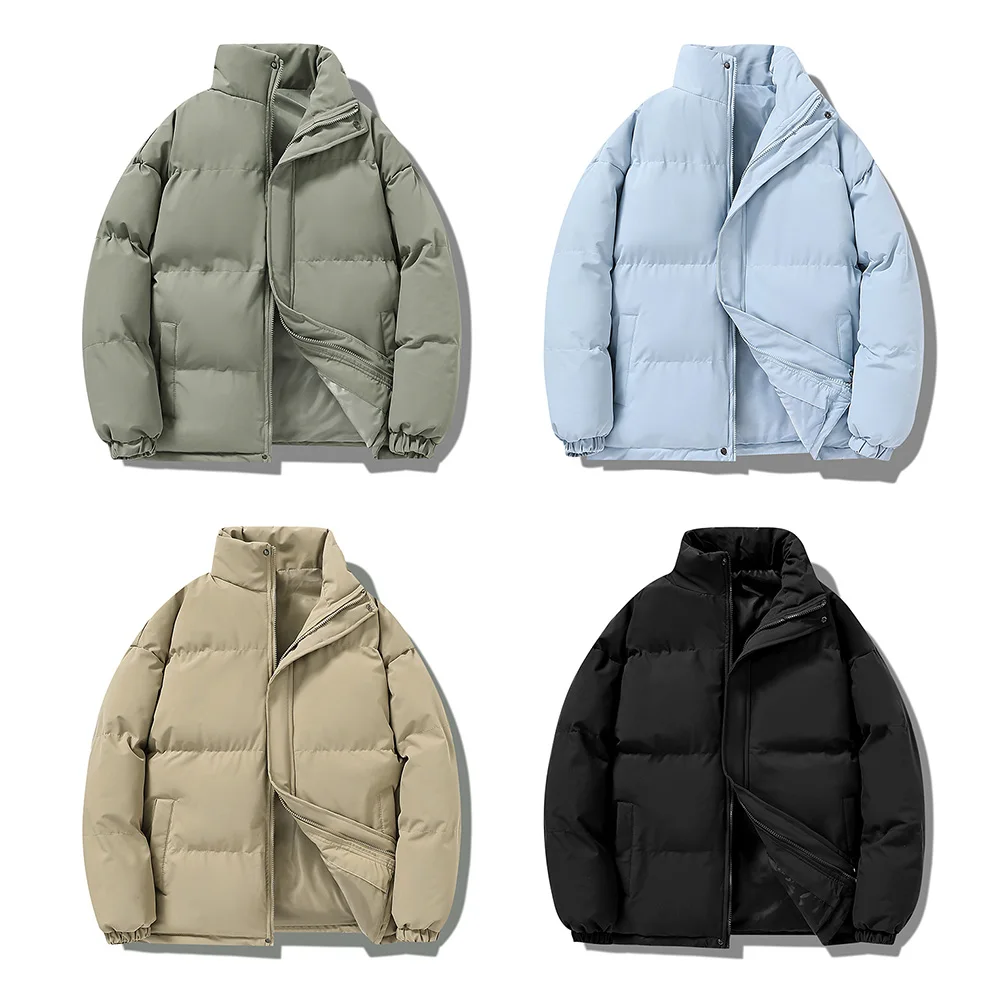 

Бесплатная доставка, мужской толстый пуховик высокого качества, зимняя теплая хлопковая парка, свободный спортивный пуховик, выбор 4 цветов