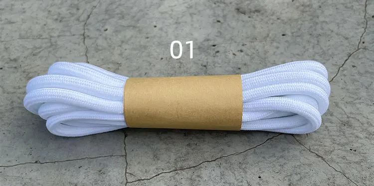 2025 Neue Runde Schnürsenkel für Y 350 & Stiefel 100-140cm Off-White - Schuhzubehör für Herren/Damen für Freizeitsneaker – Detail 3