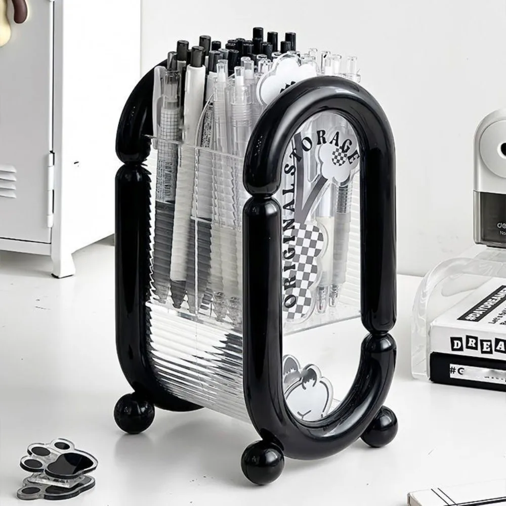 

Вместительный настольный органайзер для ручек, простой настольный контейнер для хранения, многофункциональный органайзер для канцелярских принадлежностей для дома и офиса