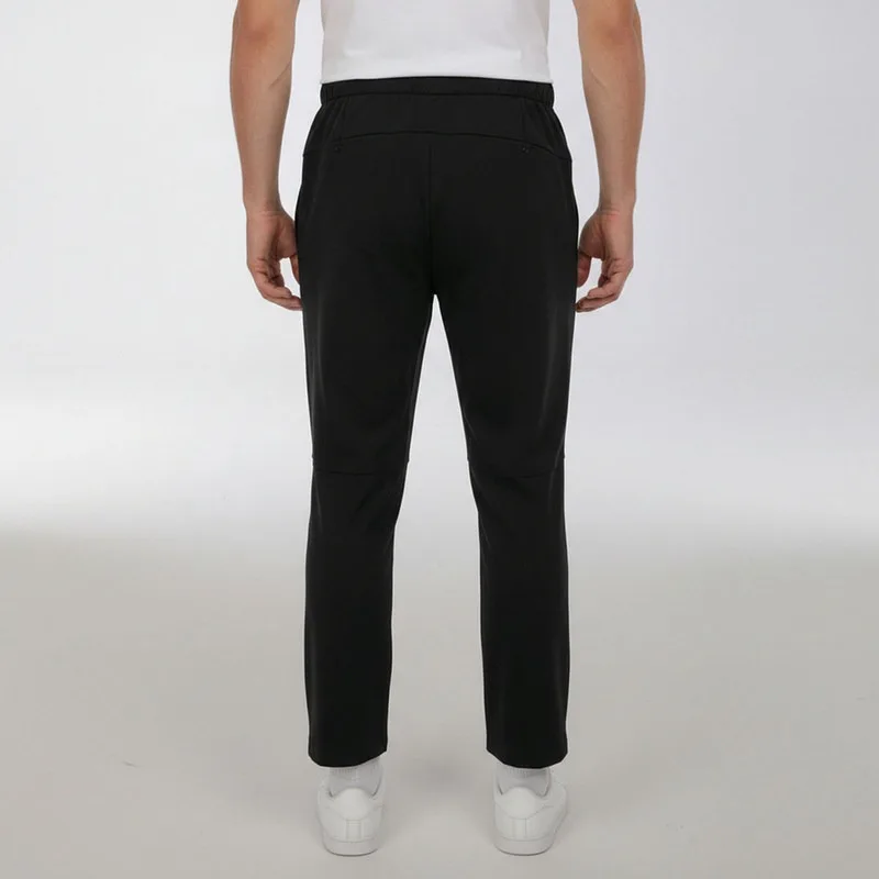 Adidas Black Slim-fit Casual Pants Zipper Pocket 2026 Spring Men Knitted Trousers KV5987
