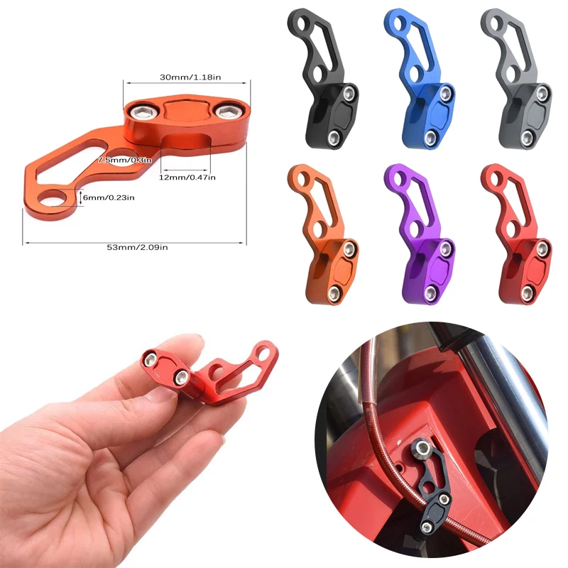 

1 шт. зажим тормозного троса для мотоцикла, электронного велосипеда, жгут проводов, фиксирующий зажим, масляная трубка, топливный шланг, держатель тормозной линии сцепления