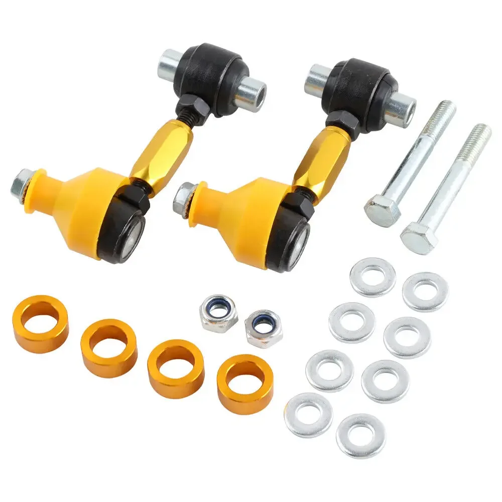Rear Sway Bar End Links Assembly HD Adjustable Fits For Subaru WRX 08-20 STi 08-20