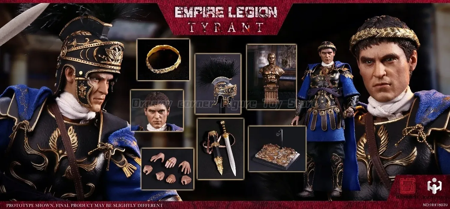 【Op voorraad】Originele HHmodel HaoYuTOYS HH18039 Imperial Legion Tyrant Black Gold Deluxe Edition 1/6 Action Figure Model Collection
