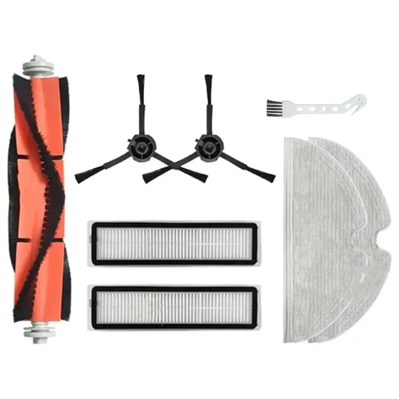 

VEHO-Запасные аксессуары для робота-пылесоса Mova L600: основная и боковые щетки, HEPA-фильтр, салфетка для влажной уборки