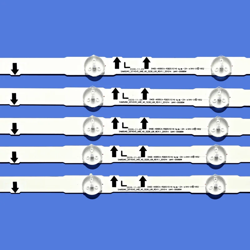 Strip lampu latar LED untuk Samsung D4GE-400DCA for for 400dcb-r2 R1