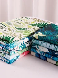 High-grade Floral Pattern Canvas Fabric By The Meter for Tents Pillowcases Sewing Printed Bags Cloth Smooth Comfortable Textured