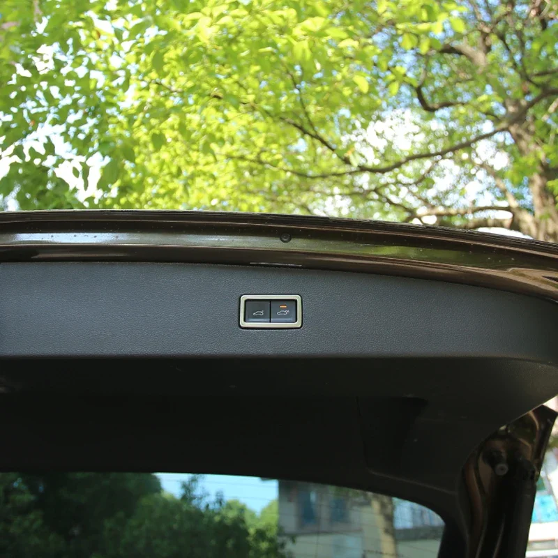 Decorative Sticker for Switch of Trunk Rear Storage Box for Volkswagen Tiguan L 2017-2022 Car Accessories
