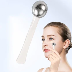 Eye Roller Massage Stick Eye Cream Applicator Anti Wrinkle Facial Spoon Alloy Face Thin Skin Care Tool