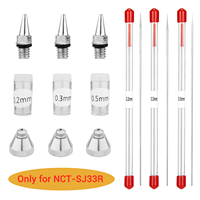 Airbrush NCT-SJ33R 0.2mm, 0.3mm, 0.5mm Airbrush Nozzle Needle Replacement Parts