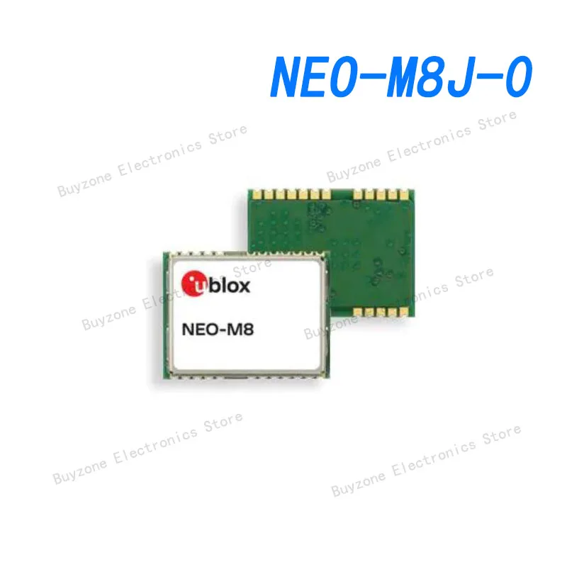 NEO-M8J-0 GNSS / GPS Modules u-blox M8 concurrent GNSS LCC module, crystal, flash, SAW, LNA