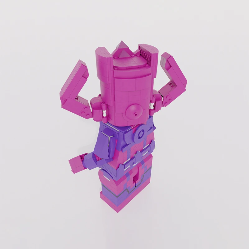 1077pcs MOC Super Heroes Galactuses Buildable Figure Marveler Cosmic Character Design DIY Building Blocks Birthday Toys Gift