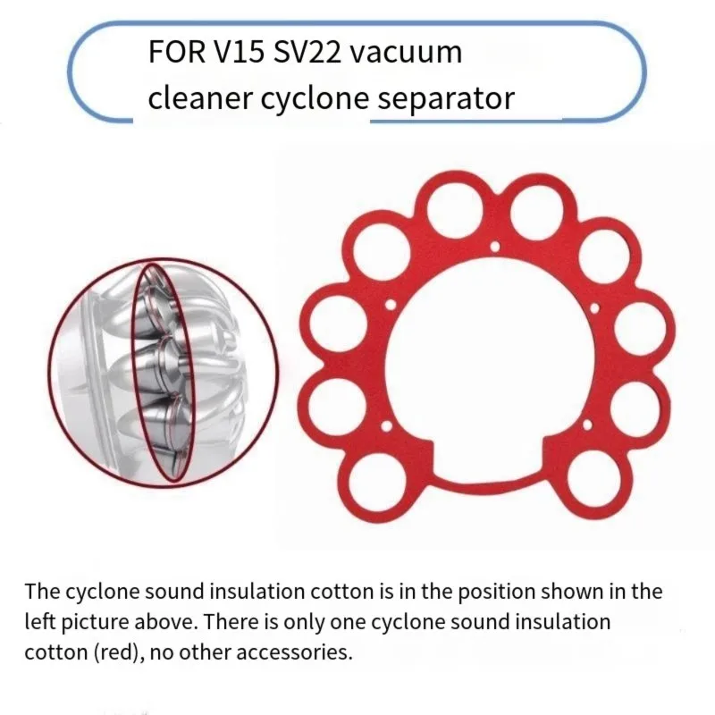 Schalldämmender Cyclone-Schaumstoff-Dichtungsring pour Dyson V15 SV22 Staubsauger-Accessoire, Ersatzteil zur Reparatur – Bestseller