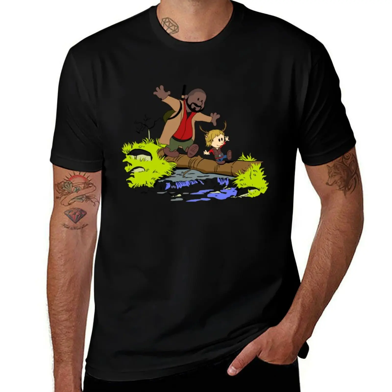 Sweet Tooth The Journey With My Friend T-Shirt Stylish Print Short Sleeve Tee T-Shirt