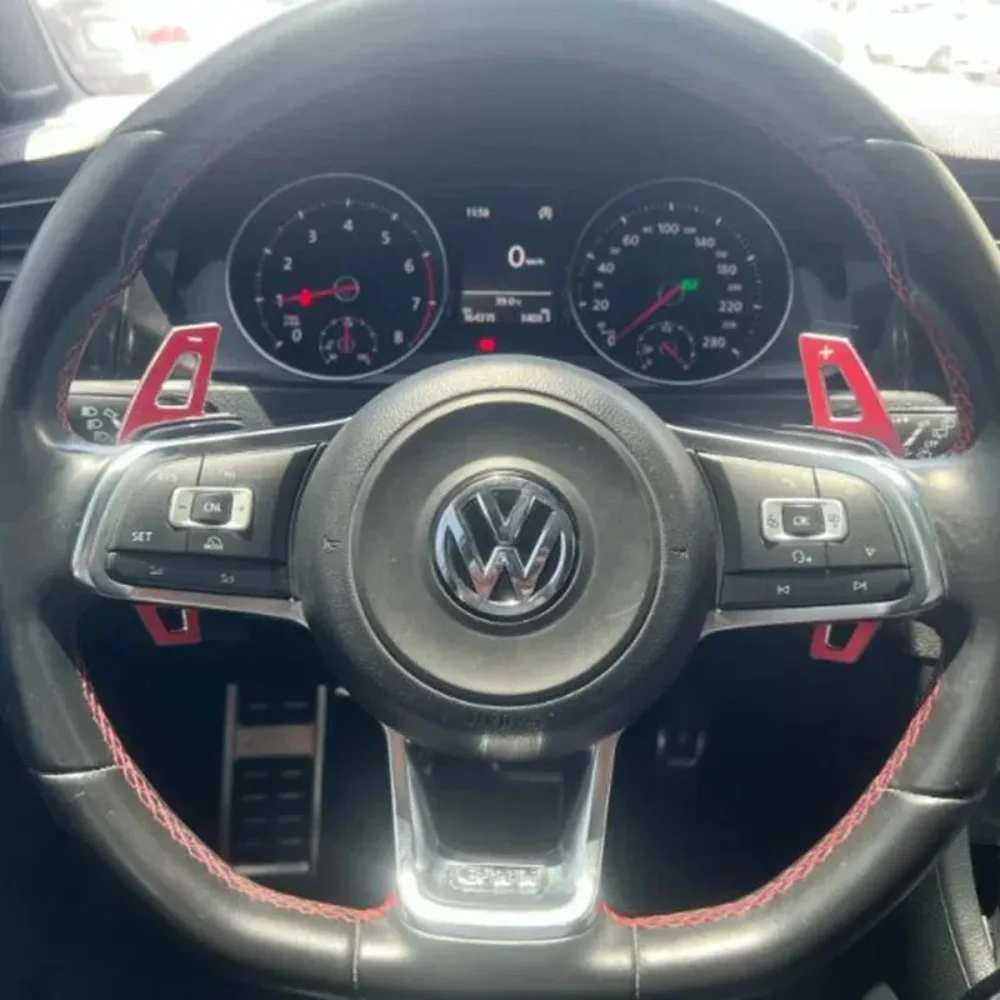 Auto Stuurwiel Paddle Shift Verlengen Shifter Sticker Voor VW Golf 7 7.5 GTI MK7 GTE GTD RLINE Volkswage Polo Scirocco Jetta GLI