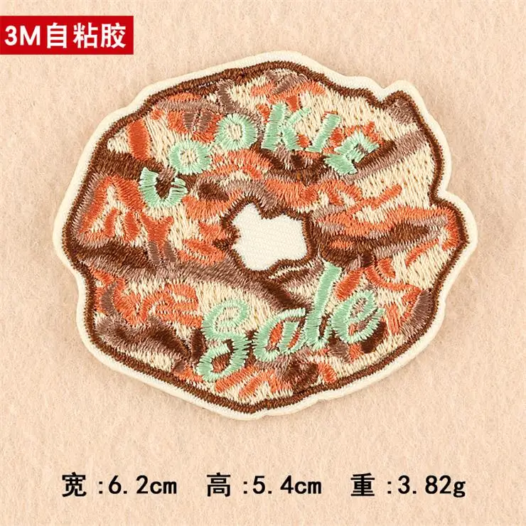 Stick On 10 Pcs Embroidered Patch Iron On Jeans Coat Tshirt Bag Shoe Hat Decor Repair Motif Emblem Accessory DIY