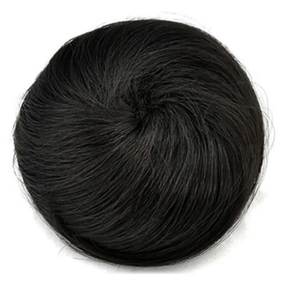 1 Pc Vrouwen Synthetische Vezel Haarstuk Haarverlenging Valse Nep Haarknot Pruik Elastische Rommelige Knot Chignon Krullend Scrunchie Updo Donut