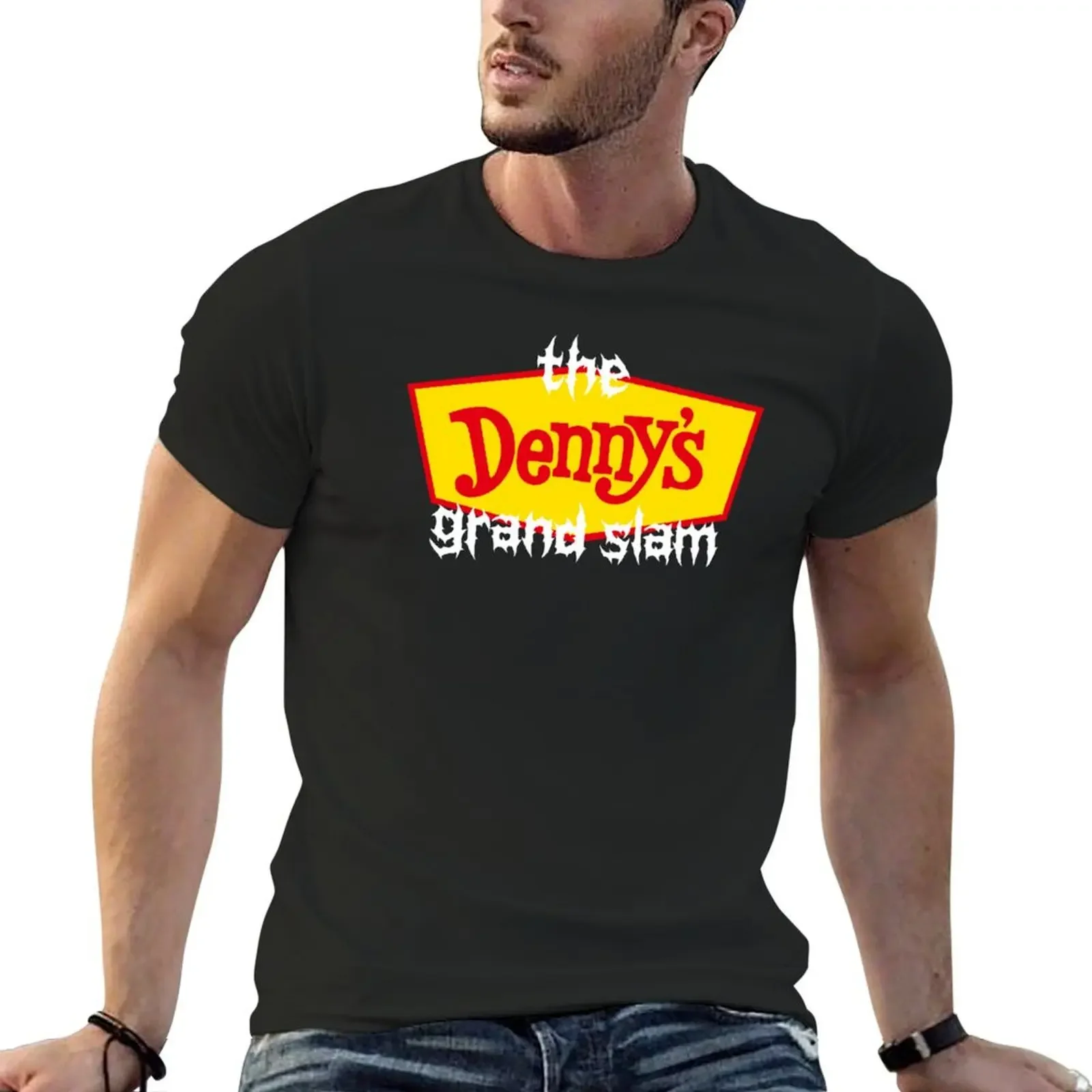 The Denny's Grand Slam Moshpit (Vine) T-Shirt oversized t shirt vintage animal prinfor boys plus size tops mens cotton t shirts