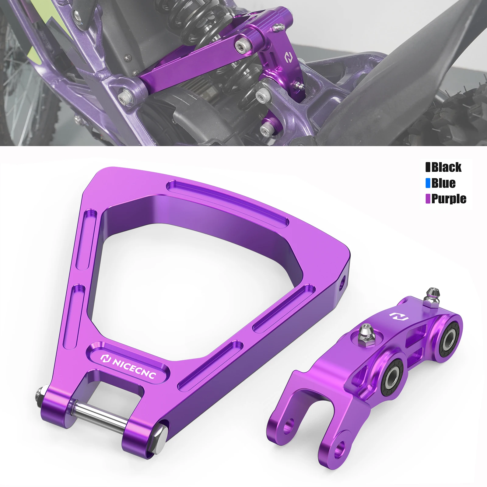 

Для Surron светильник bee X S L1E Sur ron Parts Segway X160 X260 усиленный амортизирующий Треугольный Кронштейн и задняя подвеска