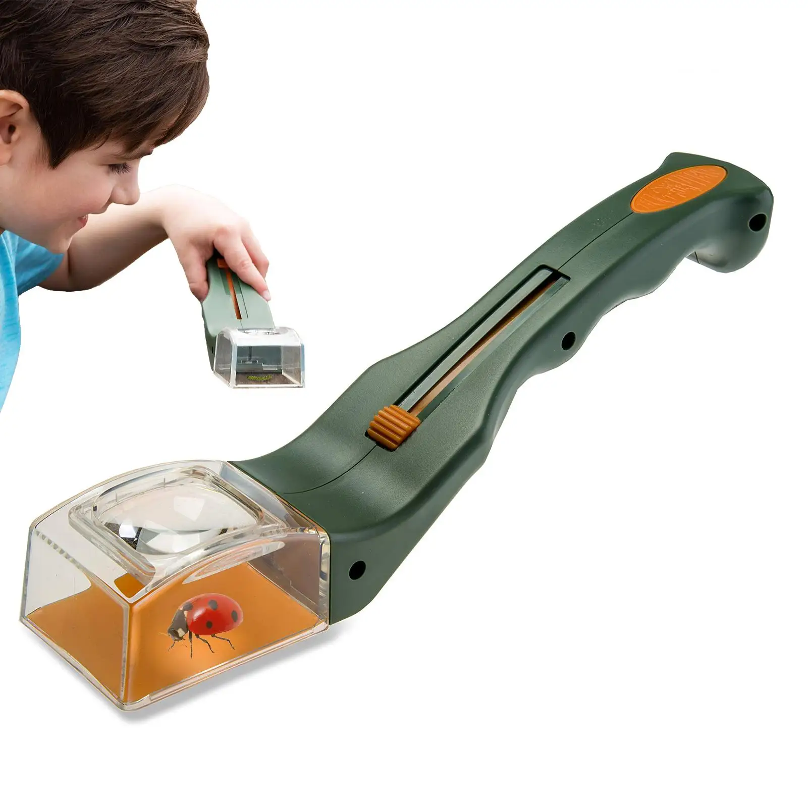 

fly Catching Tool and Magnifier with magnifying lens Quick Release Fly Insect Catcher for Children Nature Spider Ant