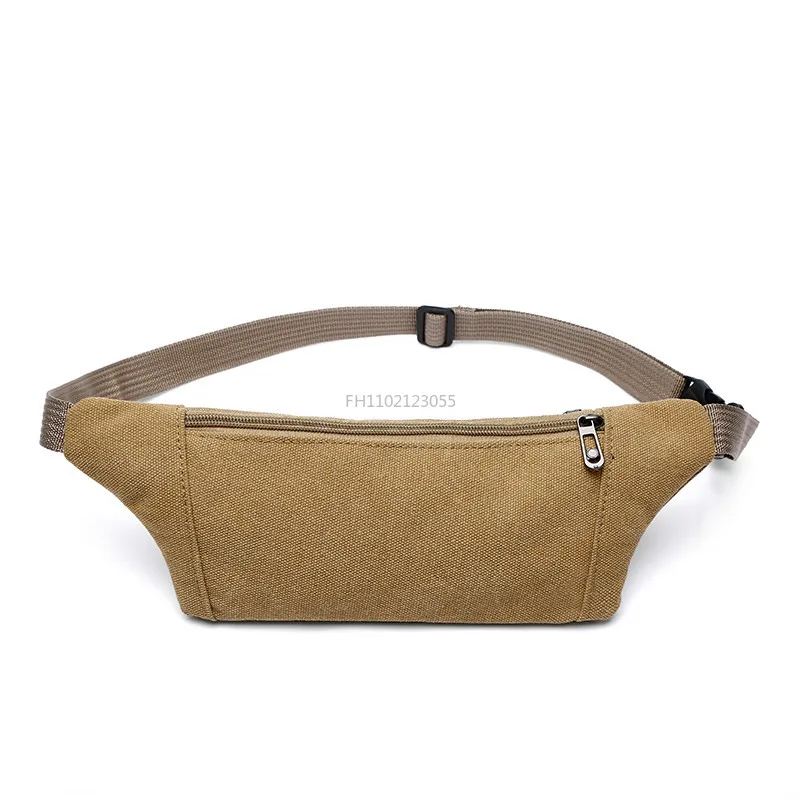 Fanny Pack Running Bags Waist Belt Bag New Canvas Purse Travel Camping Hiking Pocket Belly Pouch For Phone Coins Women Men