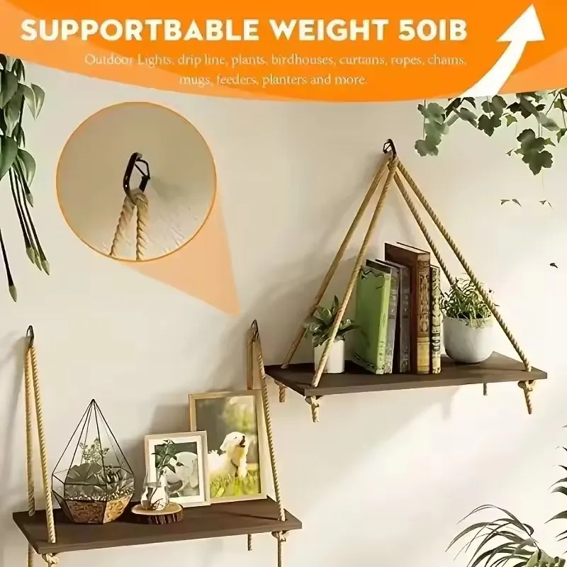 1-10Pcs Square Snap Safety Hooks Multiple Color Hook Sturdy Anti-Drop Hanging For Fixing String Lights Hanging Potted Plants