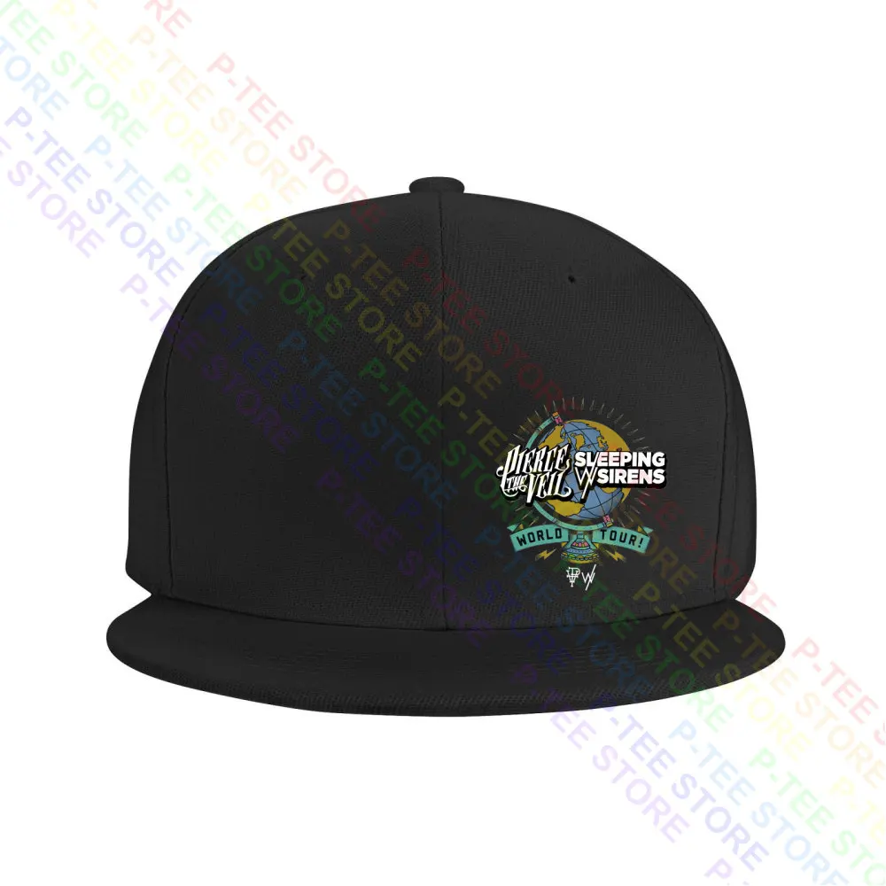 World Tour Pop Punk Pierce The Veil Sleeping With Sirens 2015 Baseball Cap Snapback Caps Knitted Bucket Hat