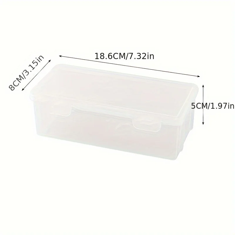 صناديق تخزين شفافة - منظم كبير قابل للتكديس مع غطاء شفاف، منزل - منظم مكتب موفر للمساحة، فكرة هدية عيد الميلاد