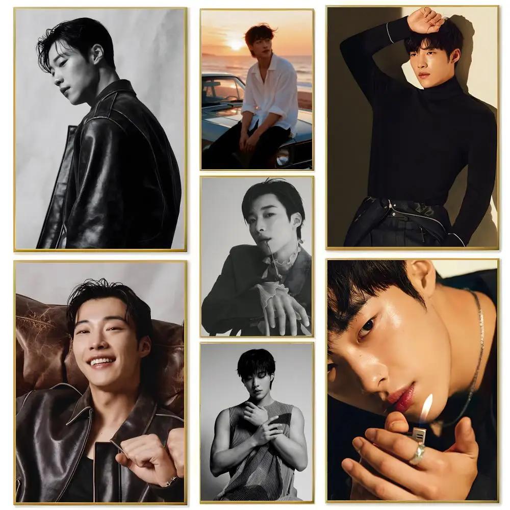 Actor W-Woo D-Do H-Hwan Poster Wall Art Print Art Suitable for Living Room Bedroom Bar Parlor Home Decor Gift