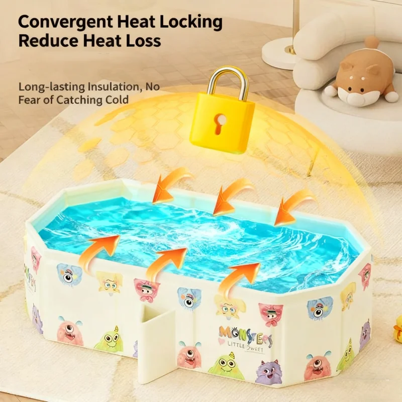 Image 4: Baignoire bébé - Baignoire bébé grande taille - Baignoire assise et couchée pour tout-petits - Usage domestique - Pour les nouveau-nés