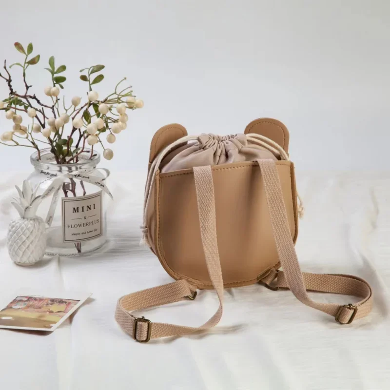 Sac à Dos d'École en Cuir PU pour Enfant Fille et Garçon, Accessoire de Maternelle, Nouvelle Collection