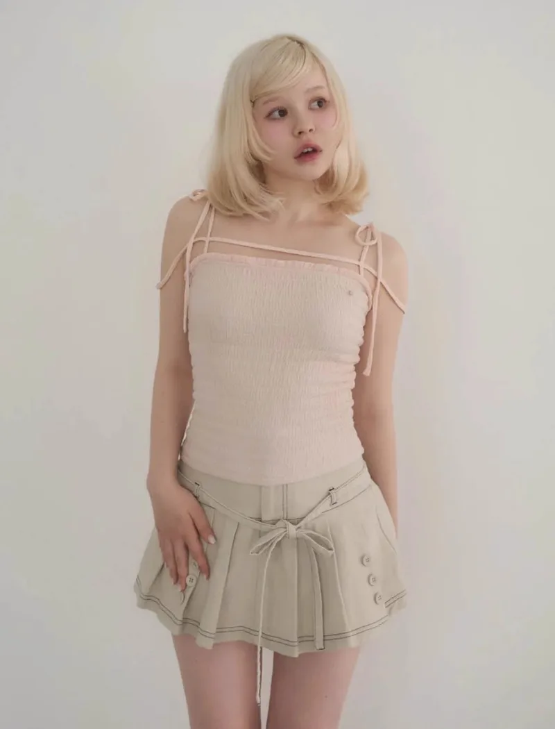 Japonês lolita doce feminino cinta cintura colete fino suspender topo camisolas roupas femininas 2025 verão fino ajuste preto estilingues