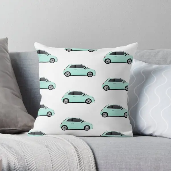 Fiat 500 Mint  Printing Throw Pillow Cover Comfort Wedding Square Office Home Decor Waist Hotel Pillows not include One Side