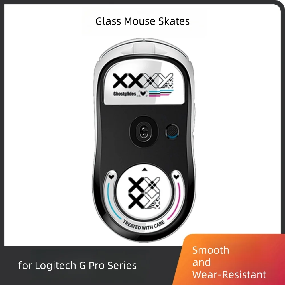 

Glass Mouse Skates Feet Sticker for Logitech G Pro X Superlight G Pro Wireless GPW GPX Gaming Mouse Rounded Curved Edges