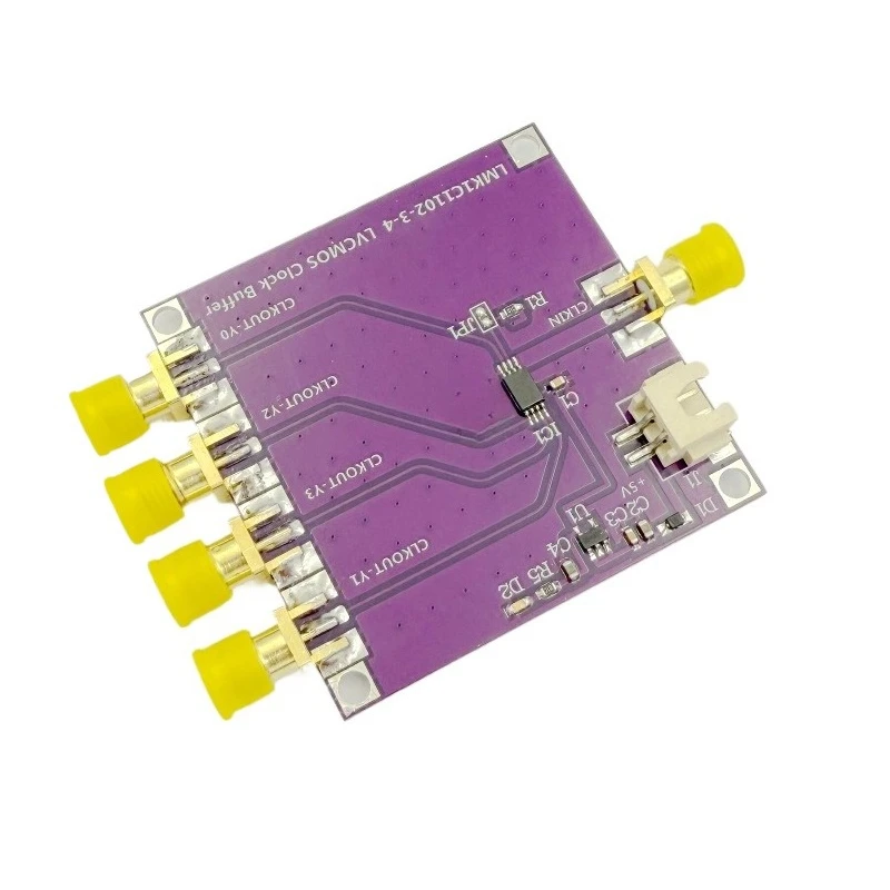 For LMK1C1104 Clock Buffer 1 Minute 4 200MHz Bandwidth Low Phase Delay Crystal Oscillator Active Power Divider