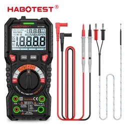 HABOTEST HT118 multimetro digitale AC/DC NCV conta multimetro professionale Auto Range Ture RMS tensione corrente Ohm Hz Tester