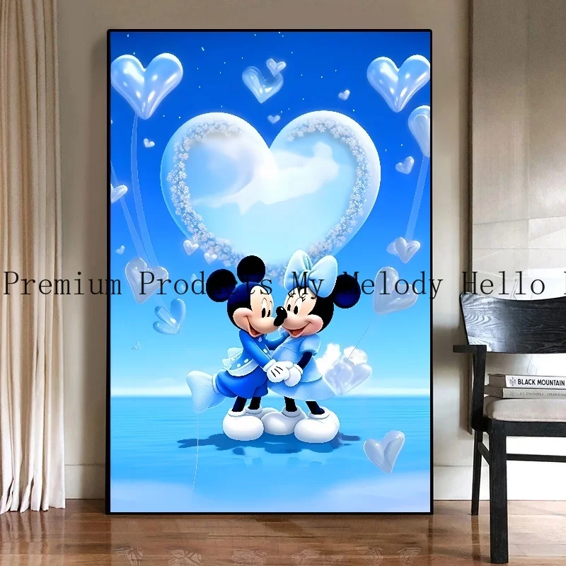 Classic Anime Disney Canvas Painting Cartoon Mickey Minnie Mouse Poster Prints Wall Art Pictures for Living Room Home Decor Gift